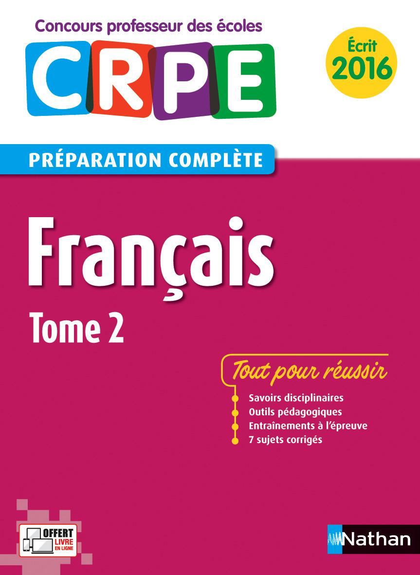 Français t.2 ; épreuve écrite (édition 2015)