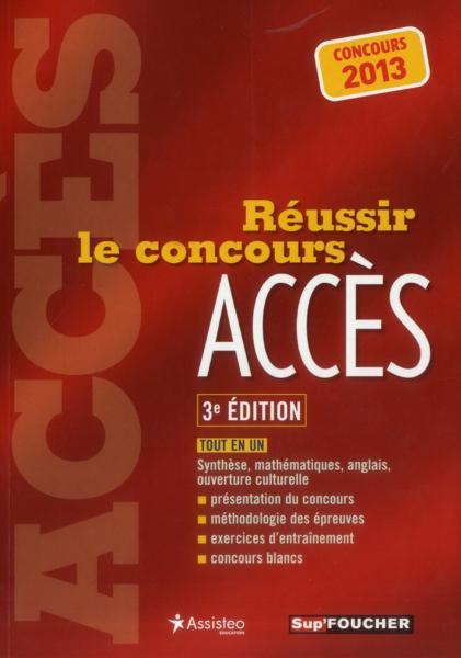 Réussir le concours ACCES (3e édition)
