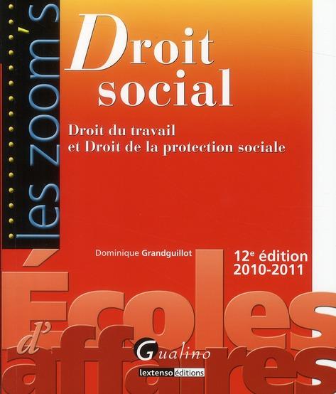 Droit social (édition 2010/2011)
