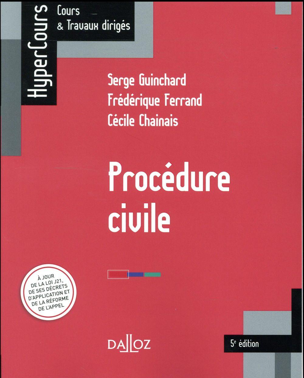 Procédure civile (5e édition)