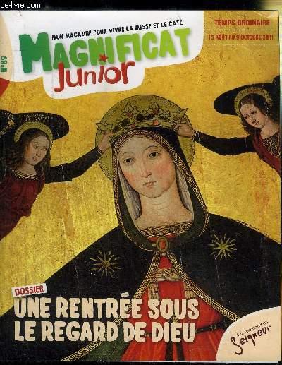 Magnificat Junior N°89 Aout-Octobre 2011
