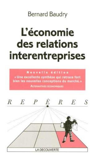 Economie des relations interentreprises ne