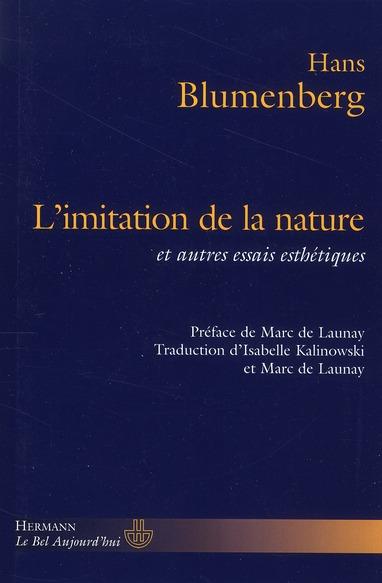 L'imitation de la nature ; et autres essais esthétiques
