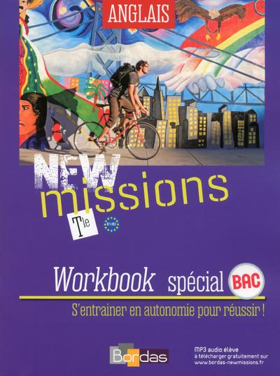 Vente Livre :                                    NEW MISSIONS ; anglais ; terminale ; worbook spécial bac (édition 2016)
- Collectif                                     