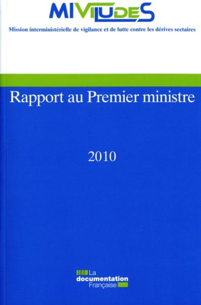 Rapport annuel de la miviludes 2010