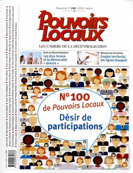 Revue Pouvoirs Locaux N.100 ; Désir De Participations