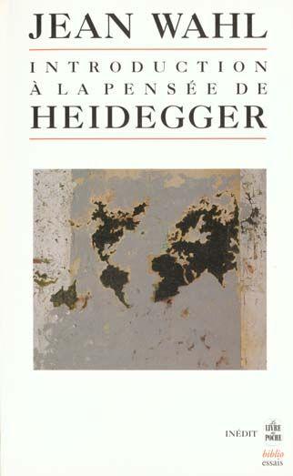 Introduction A La Pensee De Heidegger