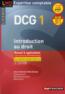 DCG 1 ; introduction au droit (6e édition)