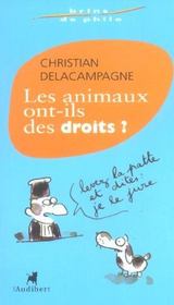 Animaux Ont-Ils Des Droits (Les) - Intérieur - Format classique