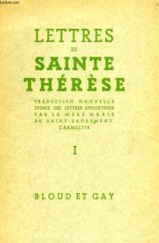 Lettres De Sainte Therese, Tome I - Couverture - Format classique