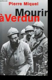 Mourir A Verdun - Couverture - Format classique