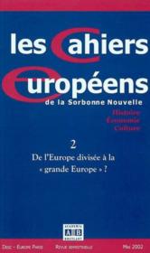 De l'europe divisee a la grande europe - Couverture - Format classique