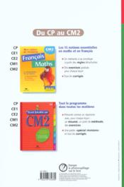 CM2 ; manuel de l'élève (édition 2001) - 4ème de couverture - Format classique