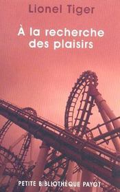 A la recherche des plaisirs - Intérieur - Format classique