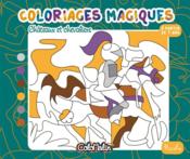 Coloriages magiques ; les châteaux et chevaliers - Couverture - Format classique