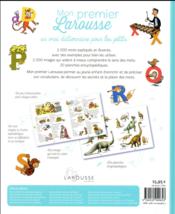 Mon Premier Larousse Les Mots Expliqués Aux Enfants De 4 à 7 Ans Collectif -