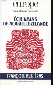 Revue Europe N.931 ; écrivains de Nouvelle-Zélande - Couverture - Format classique