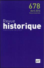 REVUE HISTORIQUE N.678  - Revue Historique 