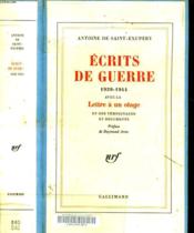 Écrits de guerre (1939-1944)  - Antoine de Saint-Exupéry 