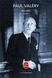 Oeuvres complètes t.3 - Couverture - Format classique