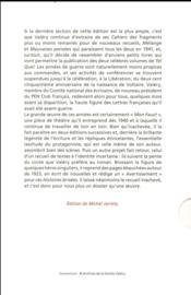 Oeuvres complètes t.3 - 4ème de couverture - Format classique