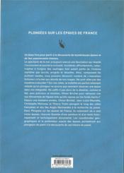 Plongées sur les épaves de France ; 113 sites illustrés - 4ème de couverture - Format classique