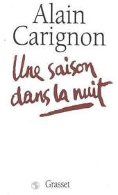 Une saison dans la nuit - Couverture - Format classique