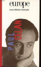 Paul Celan - Couverture - Format classique