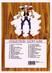 Lucky Luke t.15 ; l'évasion des Dalton - 4ème de couverture - Format classique