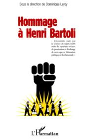 Hommage à Henri Bartoli - Couverture - Format classique