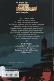 Garin Trousseboeuf T.12 ; la tour de Londres - 4ème de couverture - Format classique