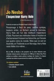 L'inspecteur Harry Hole ; intégrale t.1 - 4ème de couverture - Format classique