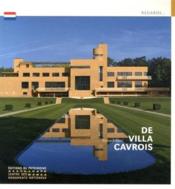 De villa Cavrois - Couverture - Format classique