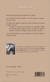 Tabula rasa - Couverture - Format classique