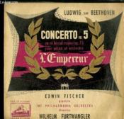DISQUE VINYLE 33T : Concerto n°5 en mi bémol majeur op.73 pour piano et orchestre 