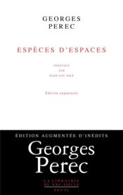 Vente  Especes d'espaces ((edition augmentee d)  - Georges Perec 