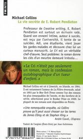 La vie secrète de E. Robert Pendleton - 4ème de couverture - Format classique