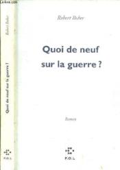 Quoi de neuf sur la guerre ? - Couverture - Format classique
