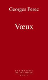 Voeux - Couverture - Format classique