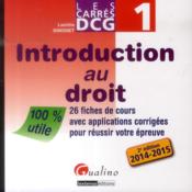 Carres Dcg 1 - Introduction Au Droit, 2eme Ed