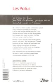 Les Poilus, lettres et carnets de Français dans la Grande Guerre (1914-1918) - 4ème de couverture - Format classique
