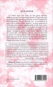 Le planteur - Couverture - Format classique