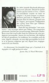 Nomade j'etais - 4ème de couverture - Format classique