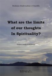 What are the limits of our thoughts in spirituality ? - Couverture - Format classique