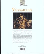 Versailles un jardin a la francaise - 4ème de couverture - Format classique