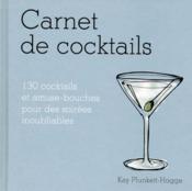 Carnet de cocktails  - Kay Plunkett-Hogge 
