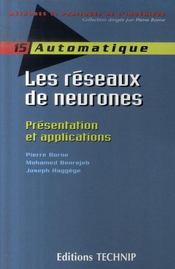 Automatique ; les réseaux de neurones ; présentation et applications - Intérieur - Format classique