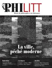 Philitt n.9 : la ville, péché moderne - Couverture - Format classique