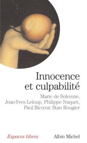 Innocence et culpabilité - Couverture - Format classique
