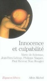 Innocence et culpabilité - Intérieur - Format classique